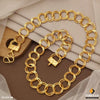 2 Kadi Superior Quality Hand-Finished Design Gold Plated Chain for Men.(AJ_CH_54)