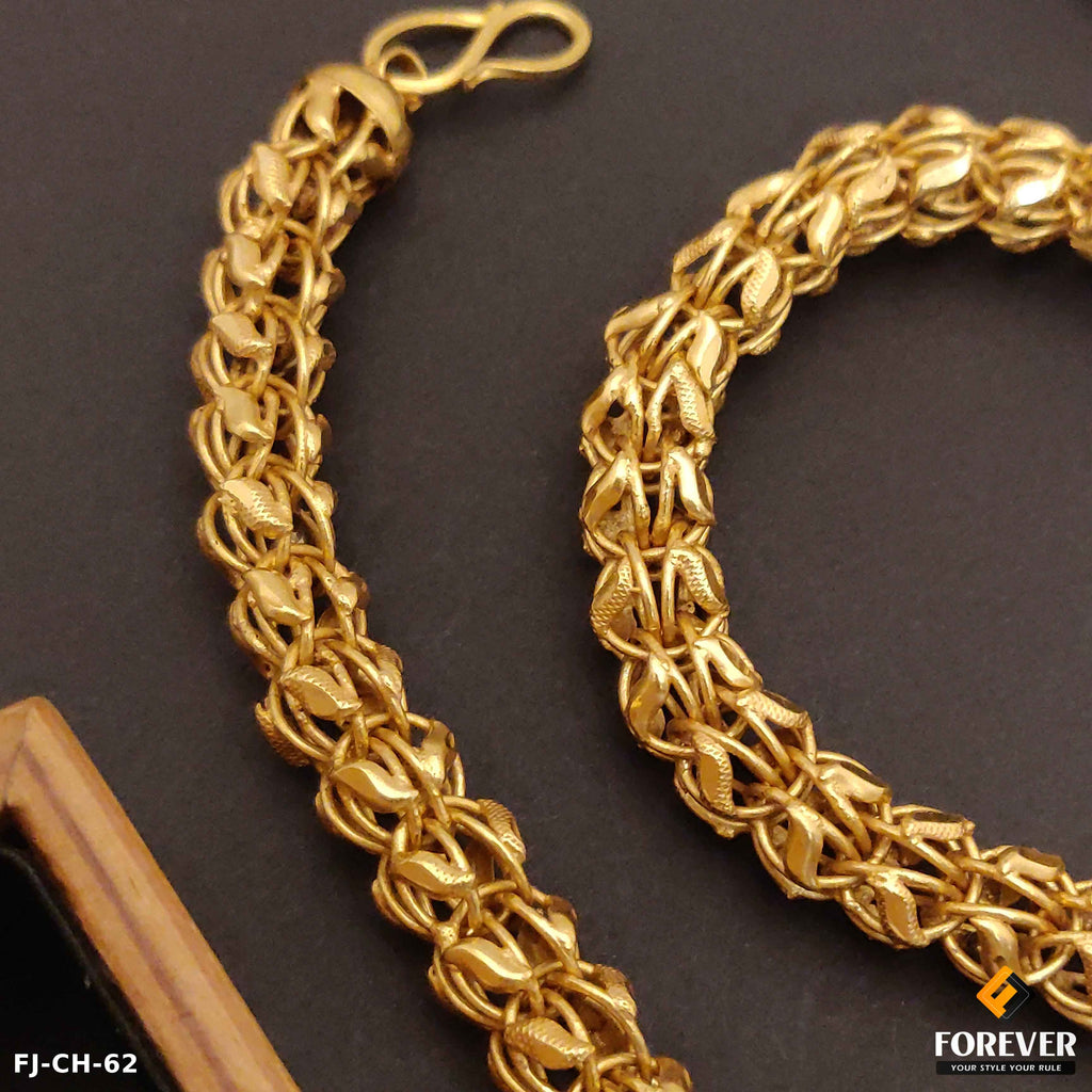 Classical Small Koyali with Joint Kadi Design Rassa Chain For Men.(AJ_CH_62)