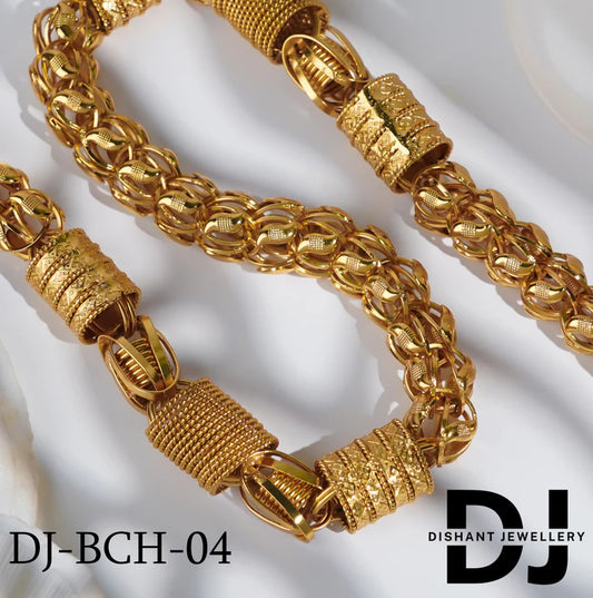 New Big Combo Spring-Ring with koyli Design Chain for Men.(BCH-04)