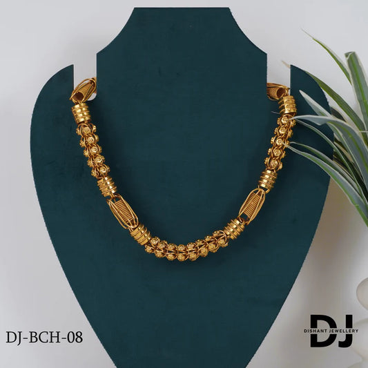 New Big Rajwadi Spring-Ring with Cape Design Chain for Men.(BCH-08)