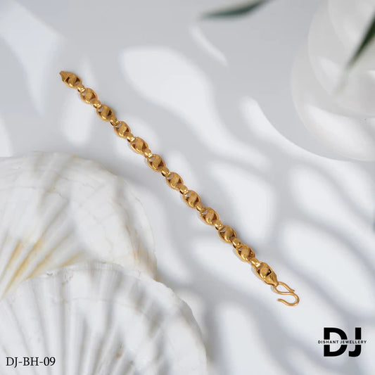 Primium Quality koyali with bindi gold pLetted , men’s fashion bracelet. (BR-09)