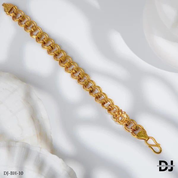 Round Round joint kadi gold Design Men’s Fashion Bracelet.(BR-10)