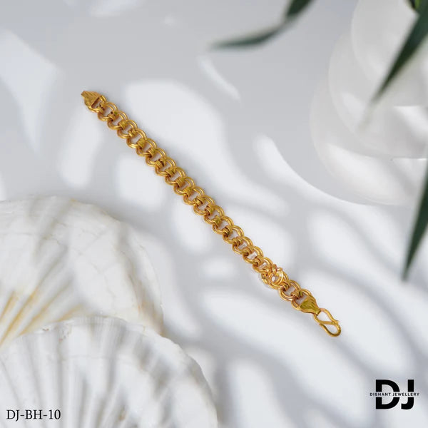 Round Round joint kadi gold Design Men’s Fashion Bracelet.(BR-10)