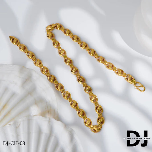 New Classical Oval with Heart Design Kadi Chain For Men.(CH-08)