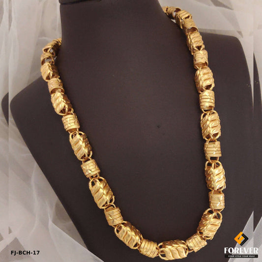 Exclusive Design tripal koyali design With gold platted Chain for men.(BCH-17)