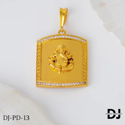 New Superior Diamond Ganesh Pendant for Men.(PD-13)